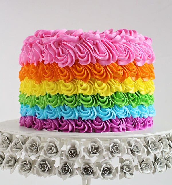 Rainbow Birthday Cake