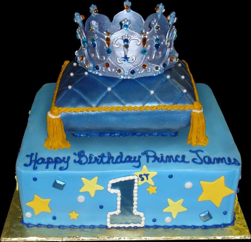 Royal Prince Birthday Cake