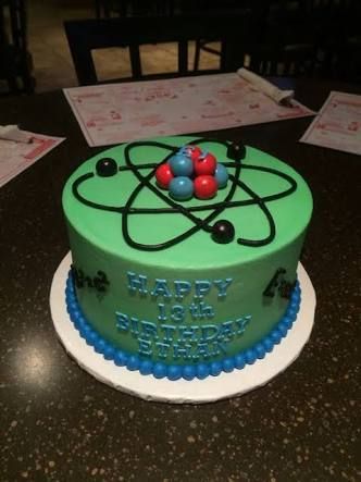 Science Themed Birthday Cakes