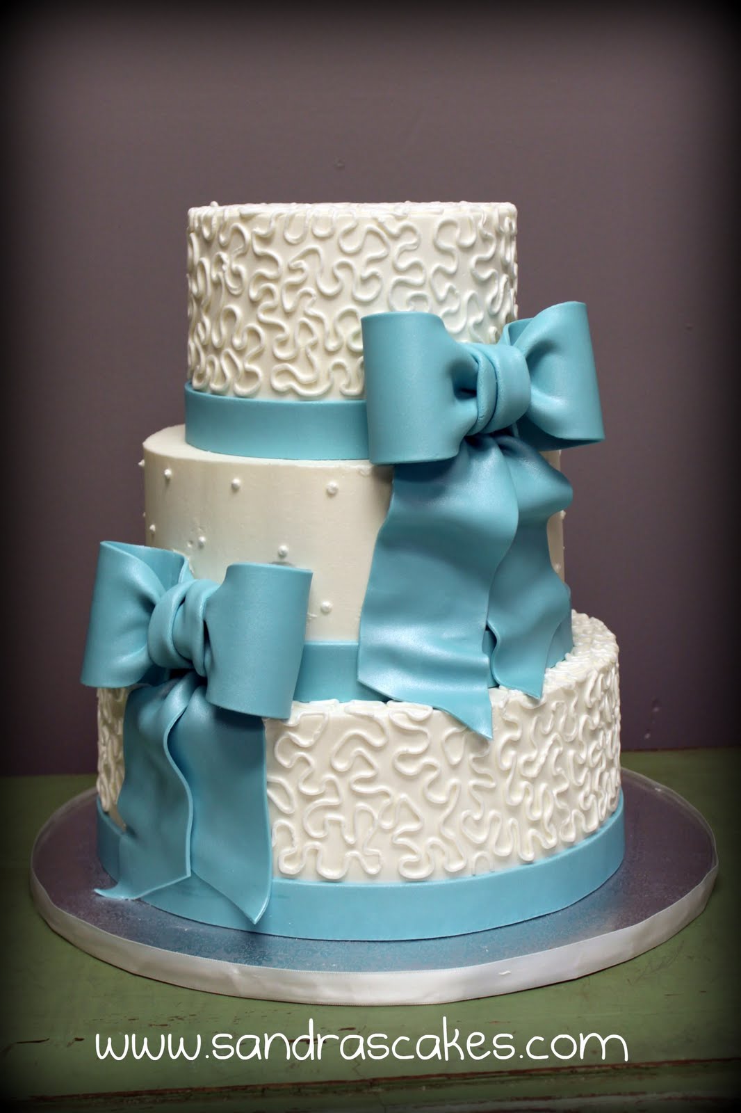 Simple Elegant Buttercream Wedding Cake