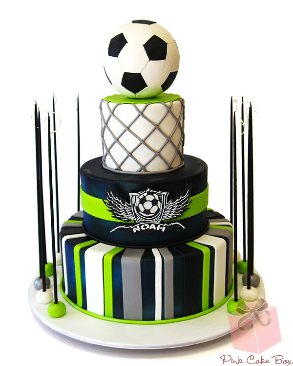 Soccer Bar Mitzvah Cake