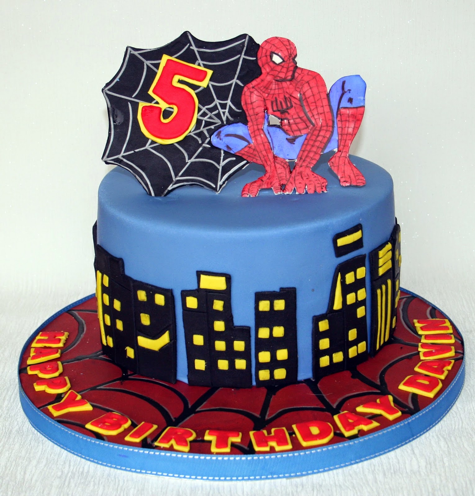 Spider-Man Birthday Cake