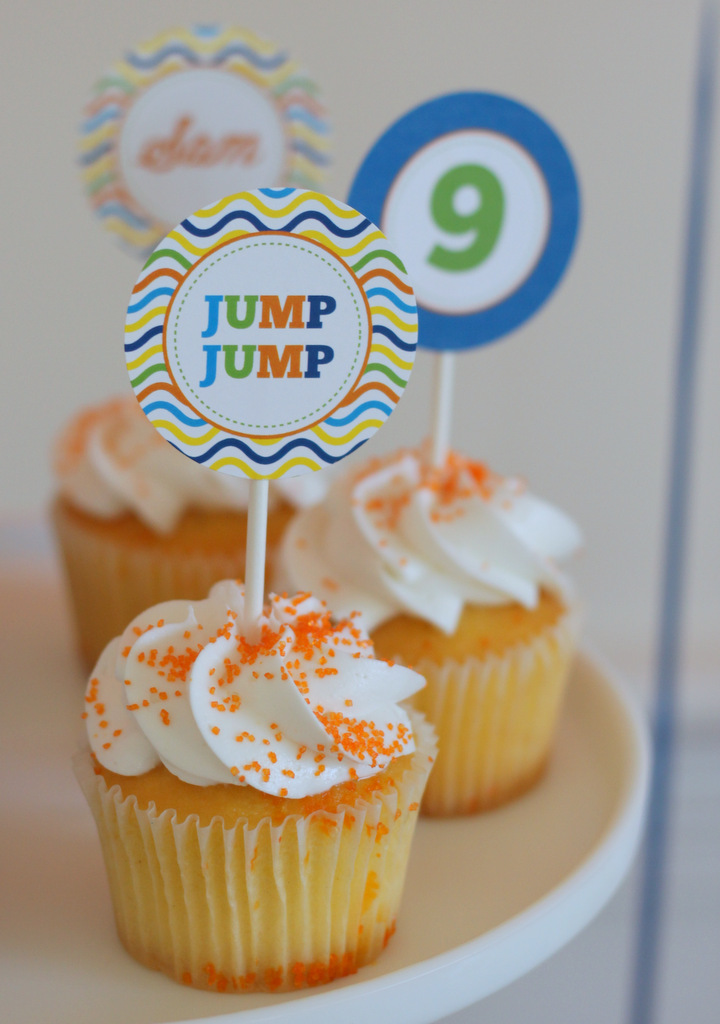 Trampoline Birthday Party Cake