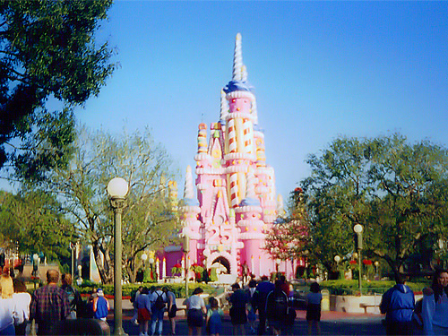 Walt Disney World Castle 25th Anniversary Cake