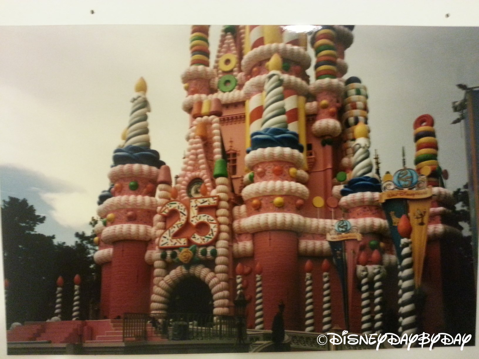 Walt Disney World Castle 25th Anniversary Cake