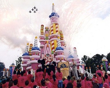 Walt Disney World Castle 25th Anniversary Cake