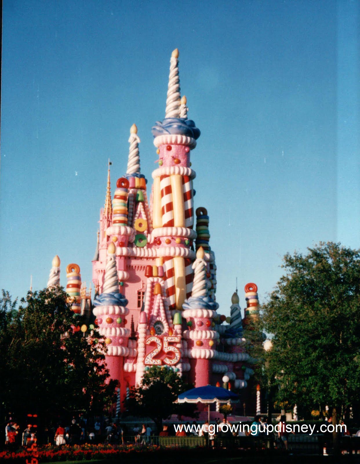 Walt Disney World Castle 25th Anniversary