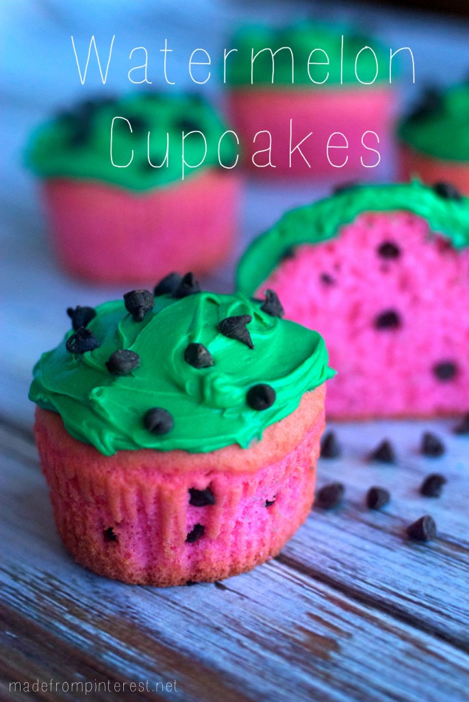 Watermelon Cupcakes Recipe