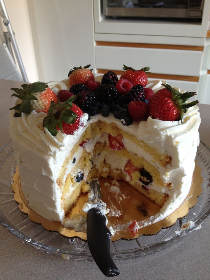 Whole Foods Berry Chantilly Cake From