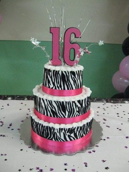 Zebra Birthday Cake Ideas