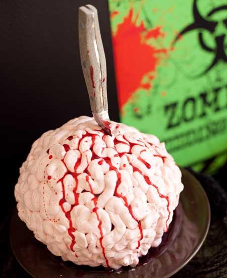 Zombie Brain Cake Halloween