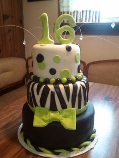 16th Birthday Cake Ideas for Girls