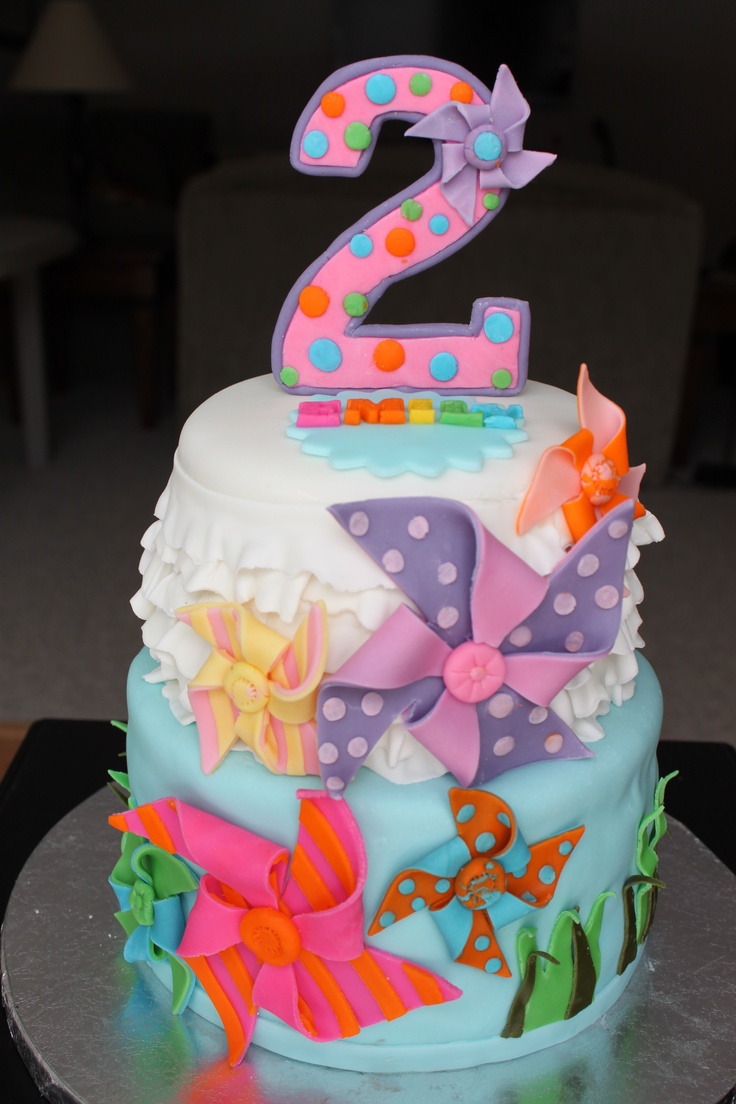 2 Year Old Girl Birthday Cake