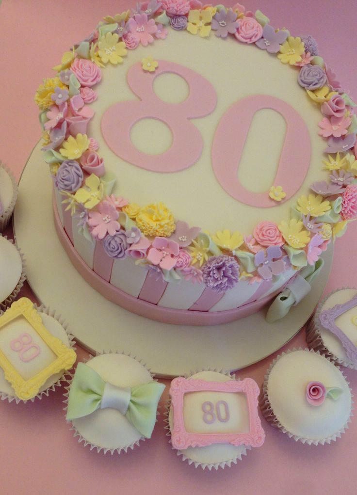 80th Birthday Cake