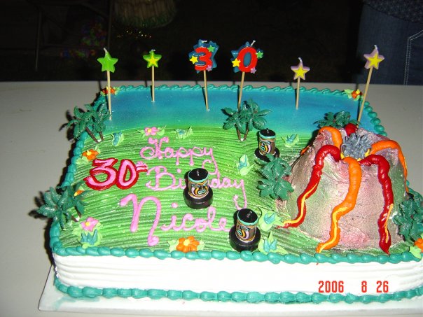 Adult Luau Birthday Cake Ideas