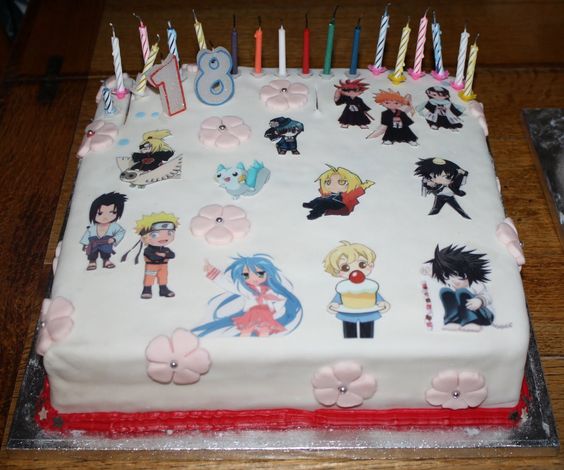 Anime Black Butler Birthday Cake