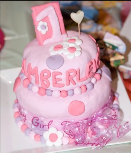 Baby Girl 1st Birthday Cake Ideas