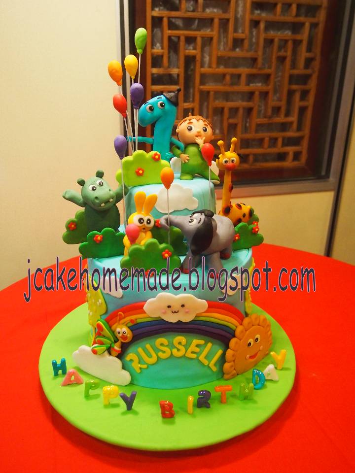 BabyTV Birthday Theme Cake