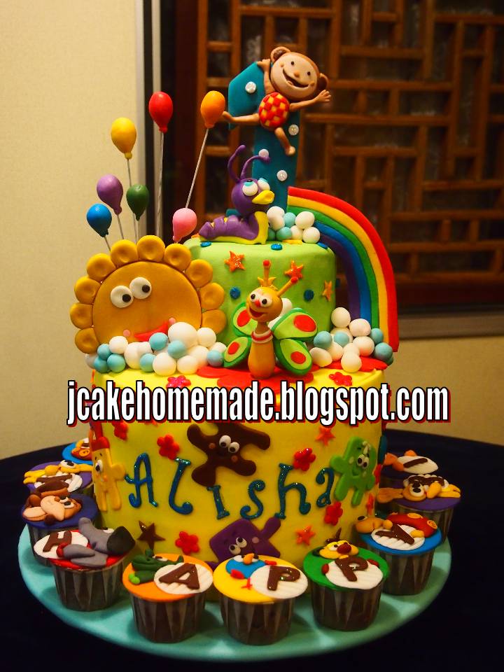 BabyTV Birthday Theme Cake