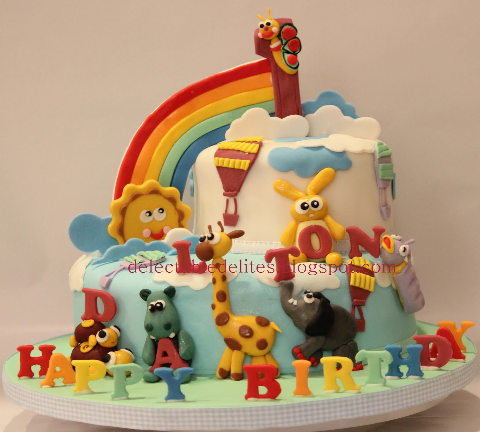 BabyTV Birthday Theme Cake