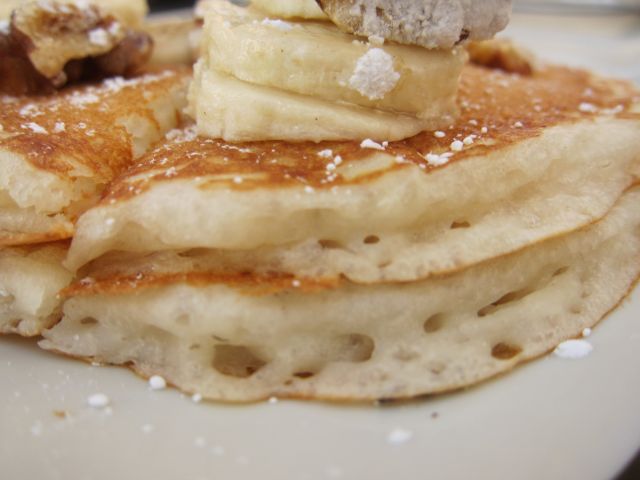 Banana Walnut Pancakes