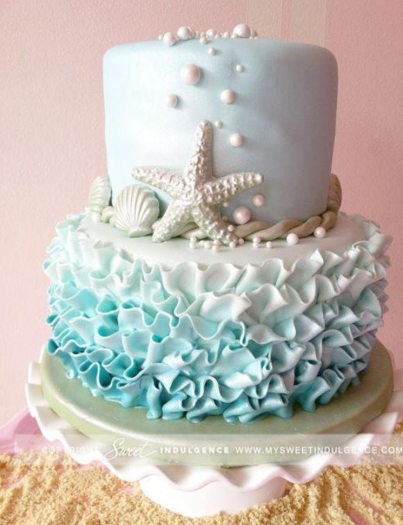 Beach Wedding Cake