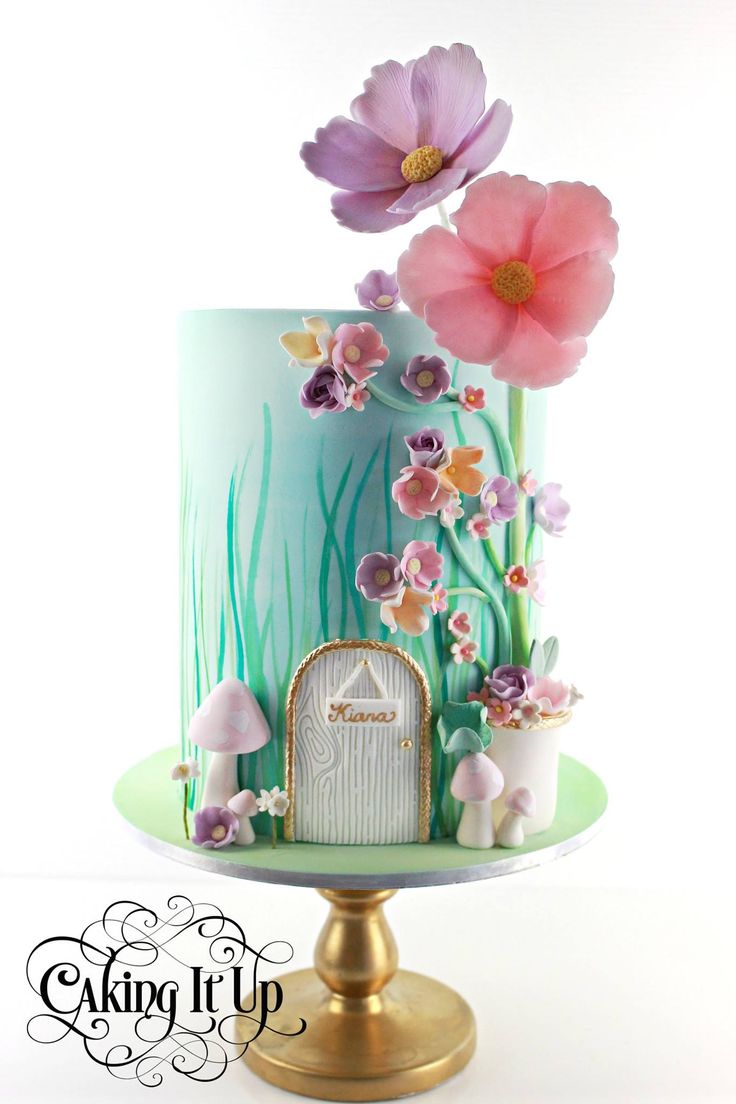 Beautiful Birthday Cakes with Flowers