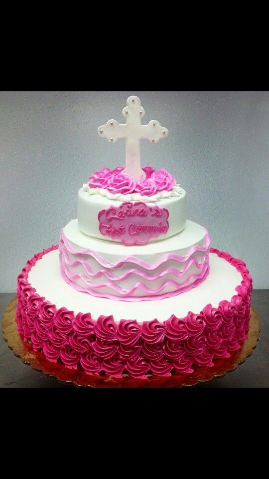 Beautiful First Communion Cake