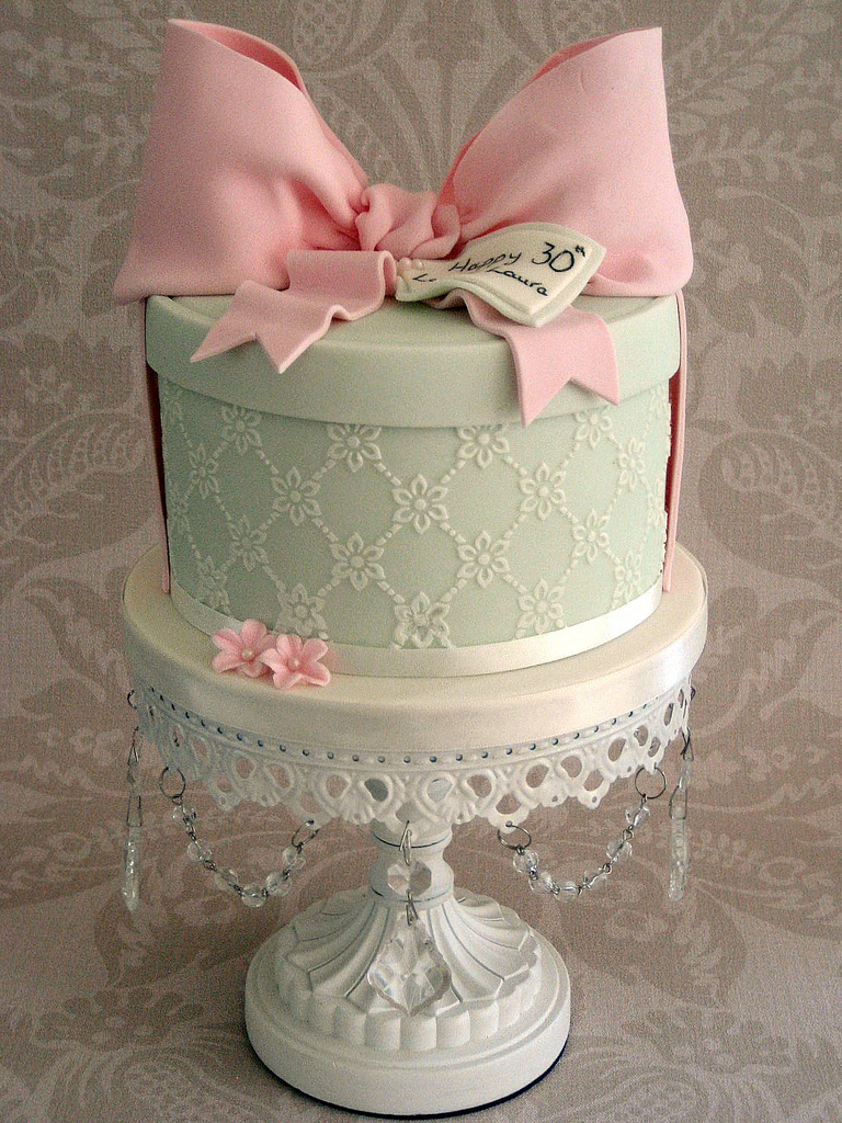 Beautiful Pink Birthday Cake