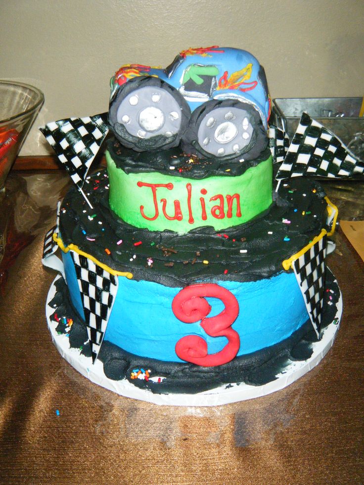 Big Truck Birthday Cake