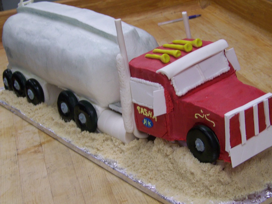 Big Truck Birthday Cake