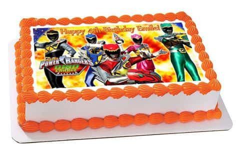 Birthday Cake Power Rangers Dino Charge