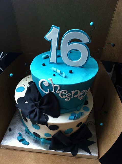 Boy 16th Birthday Cake