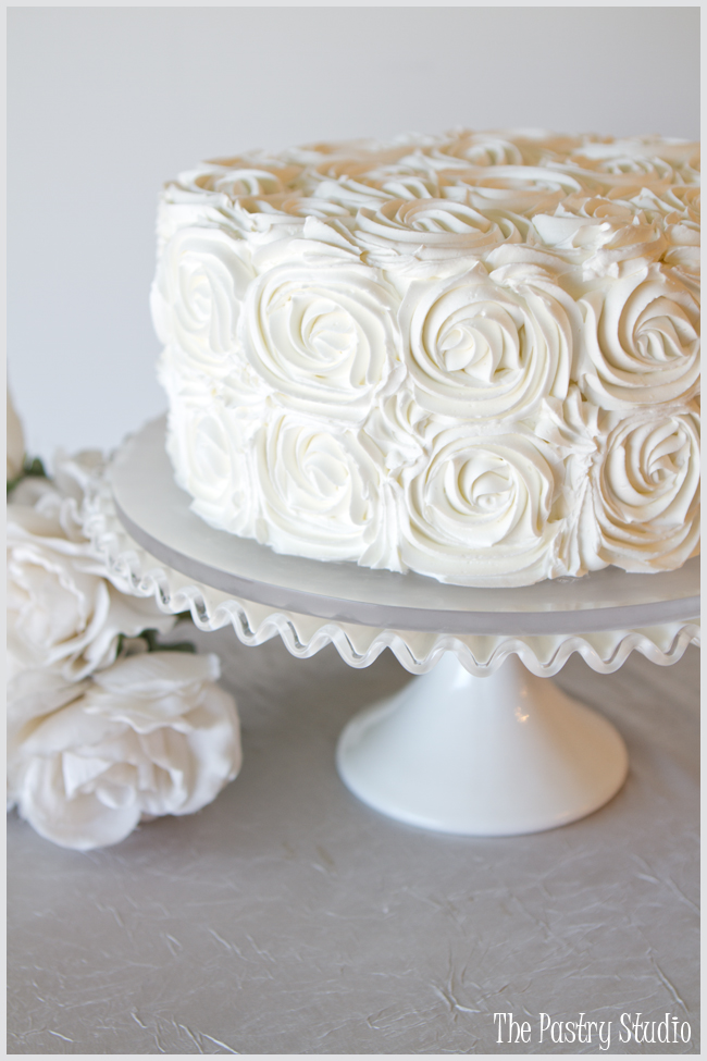 Buttercream Rosette Wedding Cake