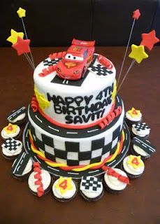 Cars 2 Birthday Cake