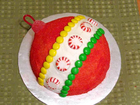 Christmas Ornament Cake Ideas