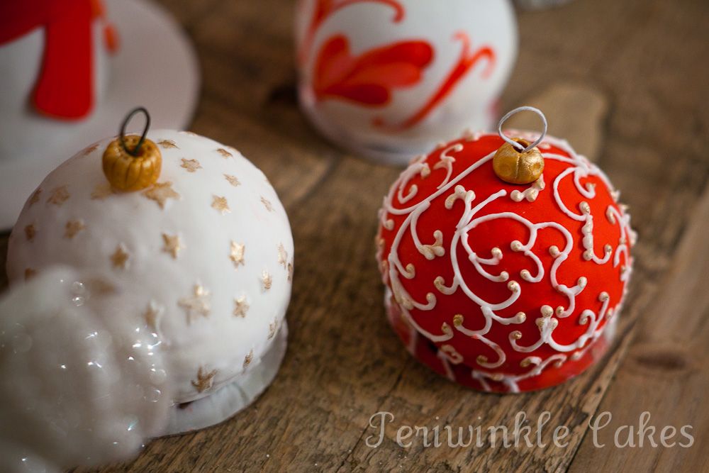 Christmas Ornament Cake