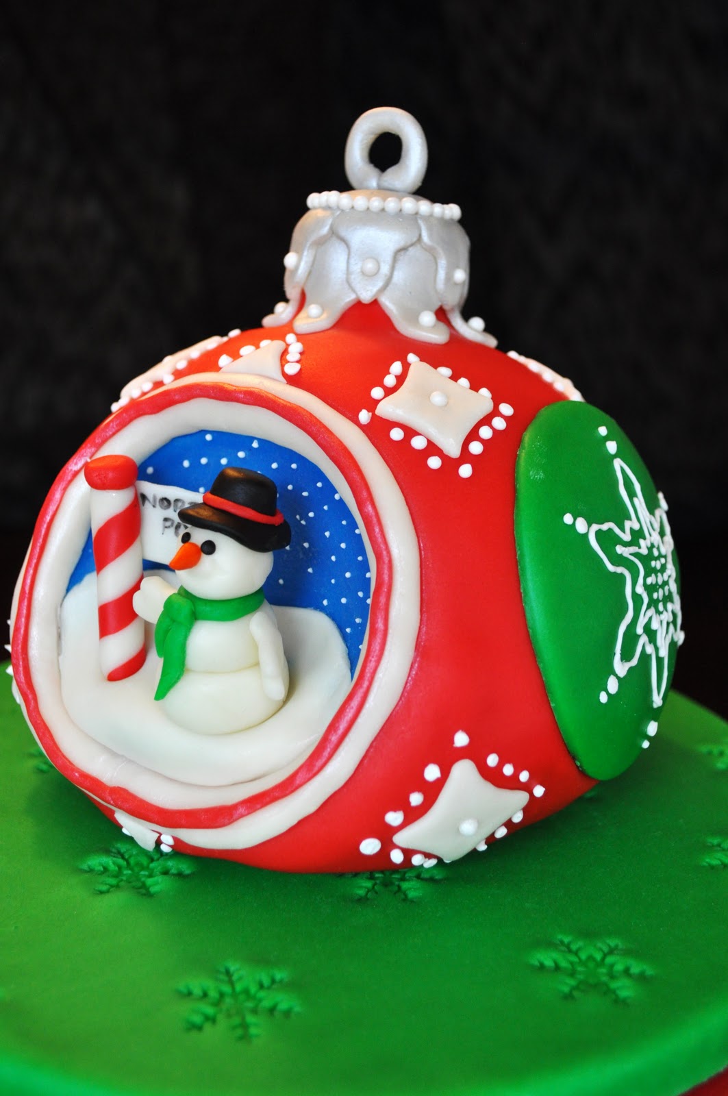 Christmas Ornament Cake