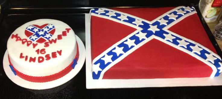 11 Photos of Rebel Flag Birthday Cakes For Teenagers