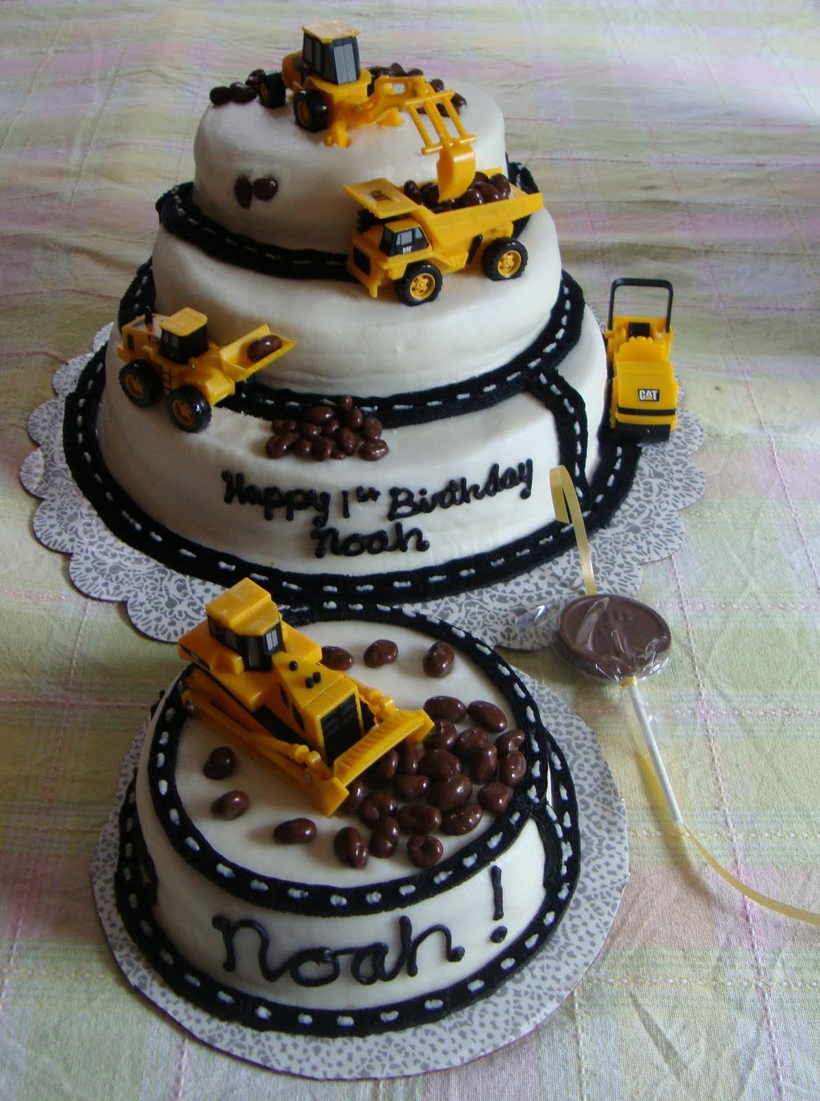 10 Photos of Boys Construction Birthday Cakes Designs