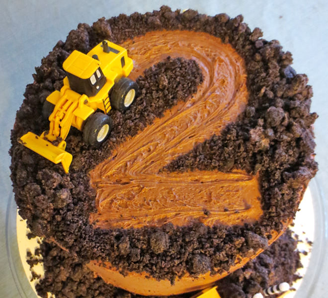 Construction Birthday Cake