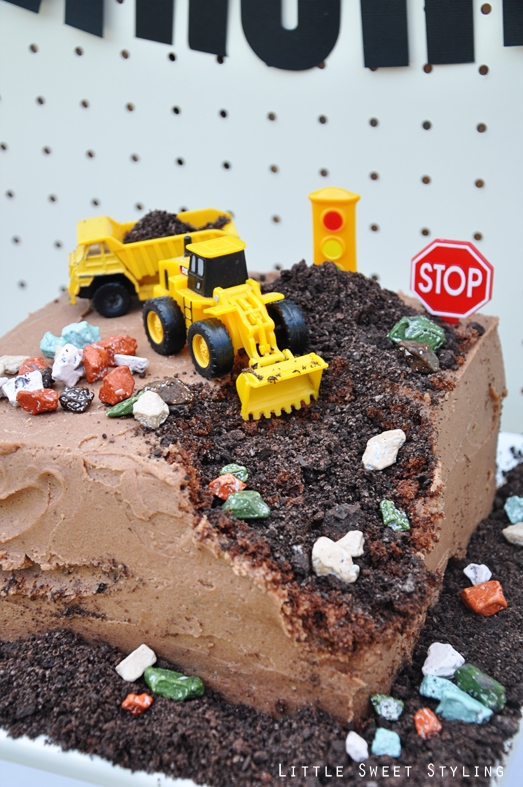 Construction Birthday Party Cake