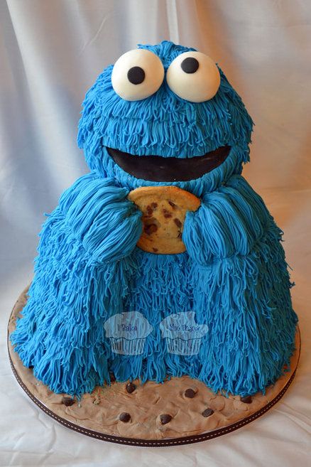 Cookie Monster Cake