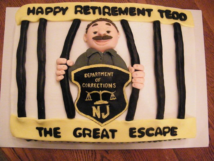 10 Photos of Jail Retirement Cakes