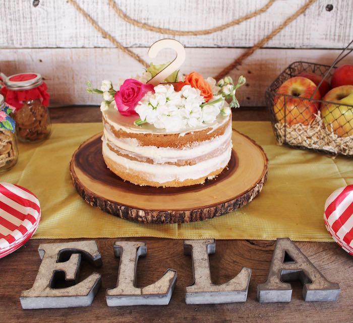 County Fair Birthday Party Cake