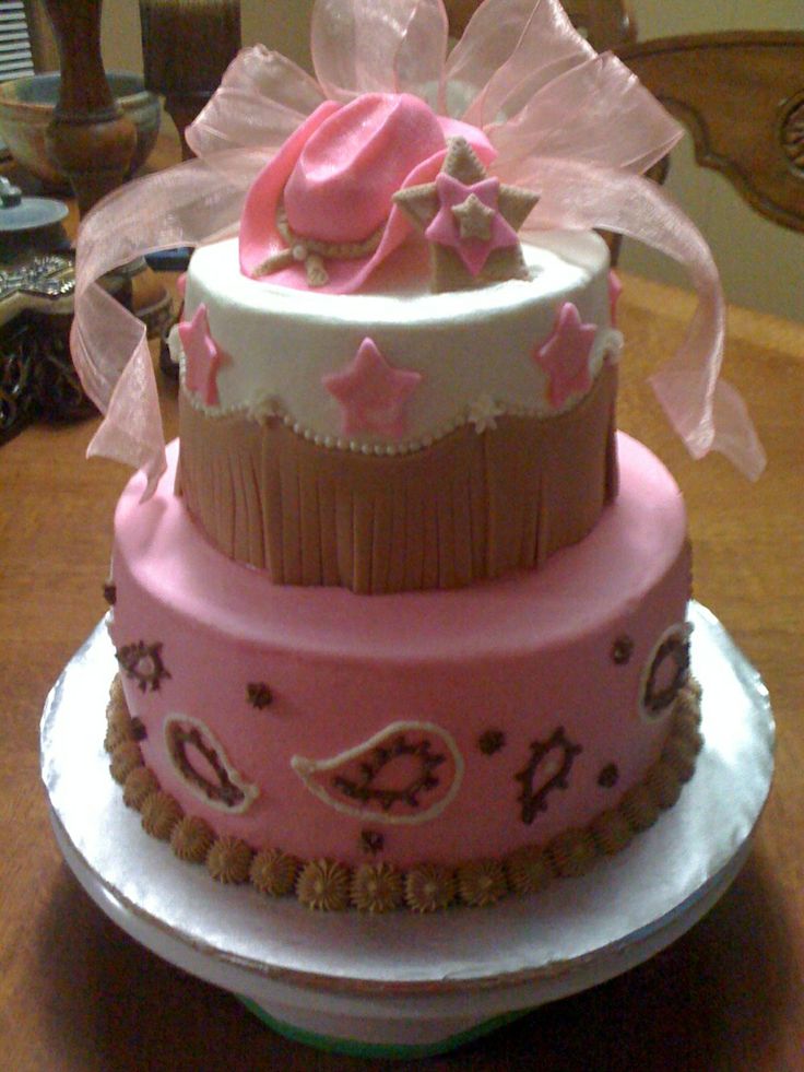 Cowgirl Birthday Cake