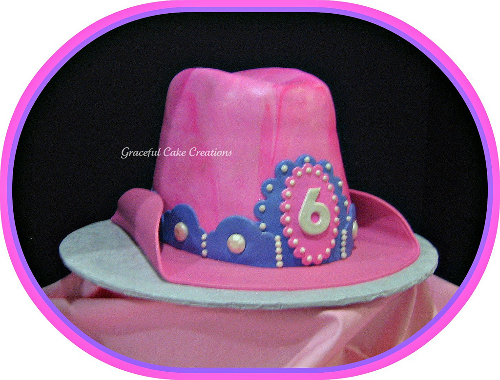 Cowgirl Hat Birthday Cake