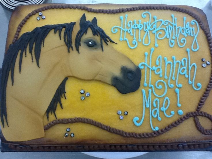 Cowgirl Horse Sheet Cakes