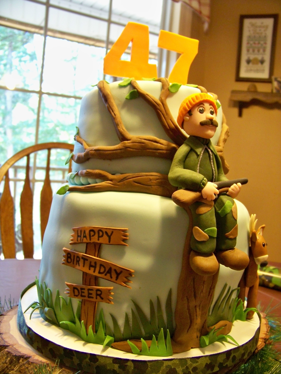 Deer Hunter Birthday Cake