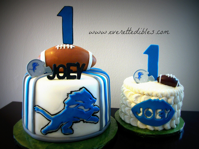 Detroit Lions Birthday Cake